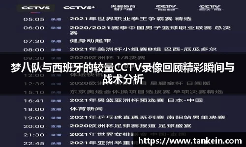 梦八队与西班牙的较量CCTV录像回顾精彩瞬间与战术分析